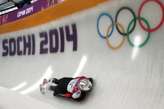 2014 Winter Olympics. Skeleton. Women. Day One