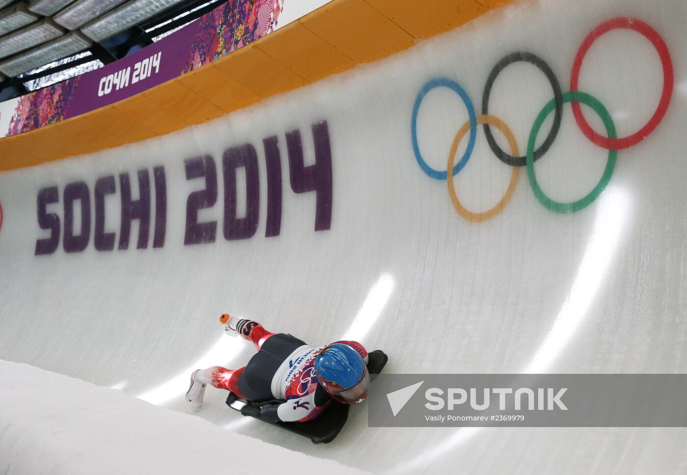 2014 Winter Olympics. Skeleton. Women. Day One