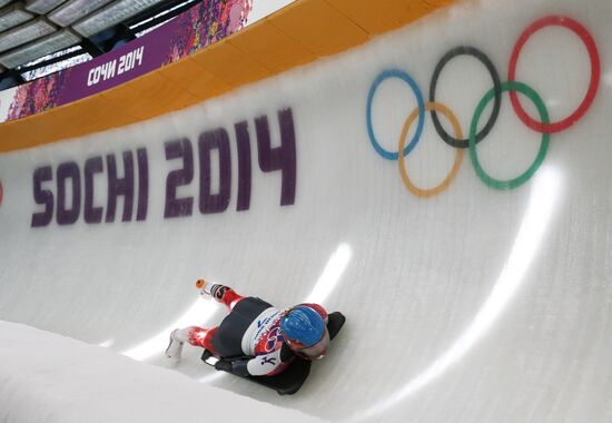 2014 Winter Olympics. Skeleton. Women. Day One