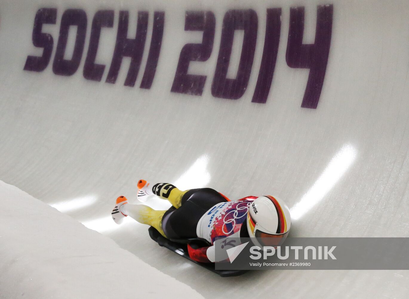 2014 Winter Olympics. Skeleton. Women. Day One