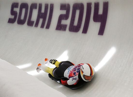2014 Winter Olympics. Skeleton. Women. Day One