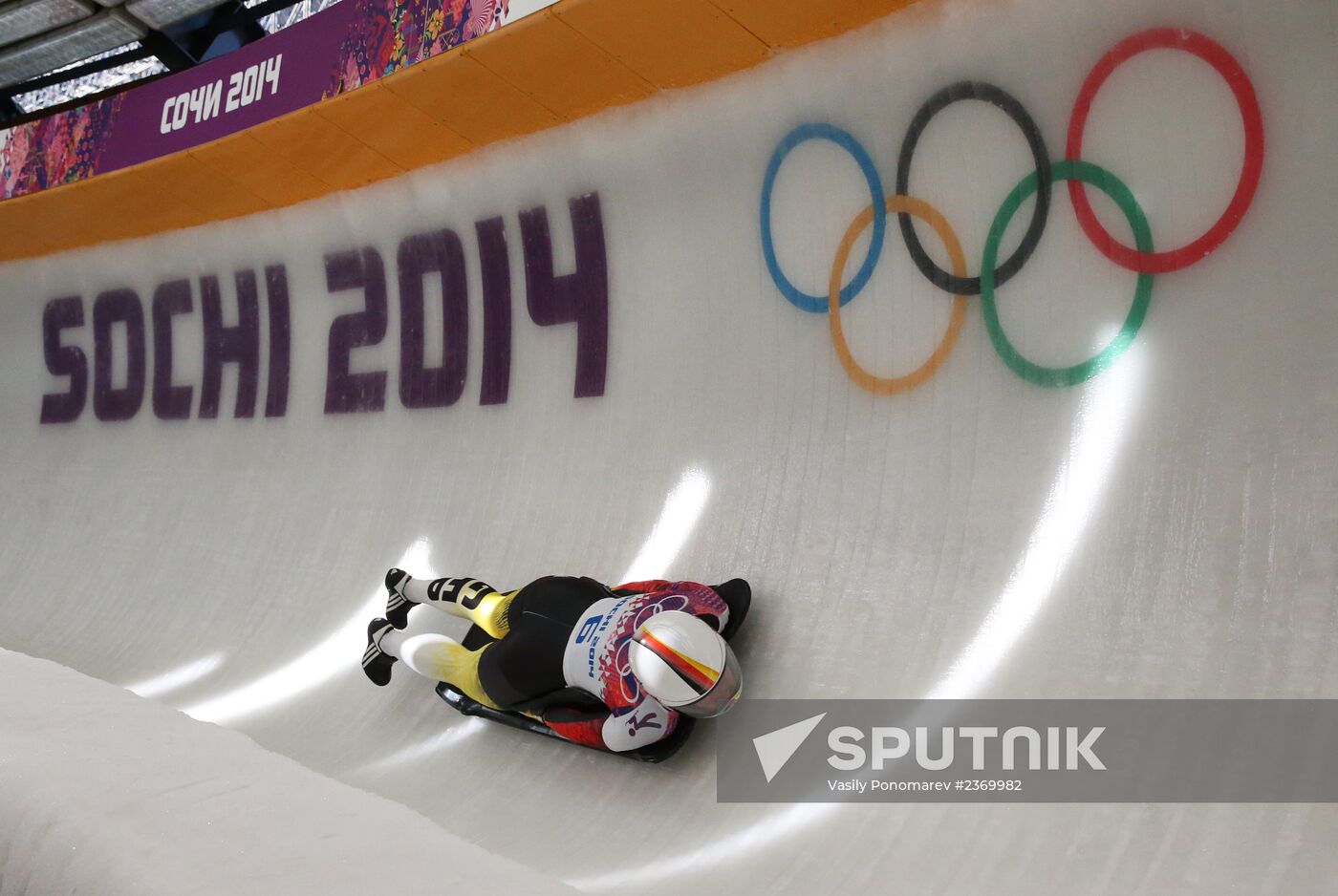 2014 Winter Olympics. Skeleton. Women. Day One