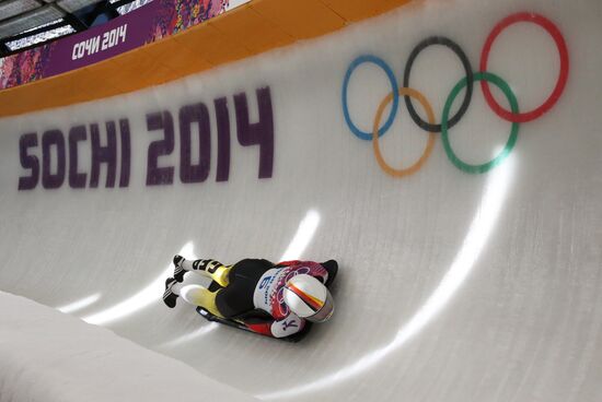 2014 Winter Olympics. Skeleton. Women. Day One