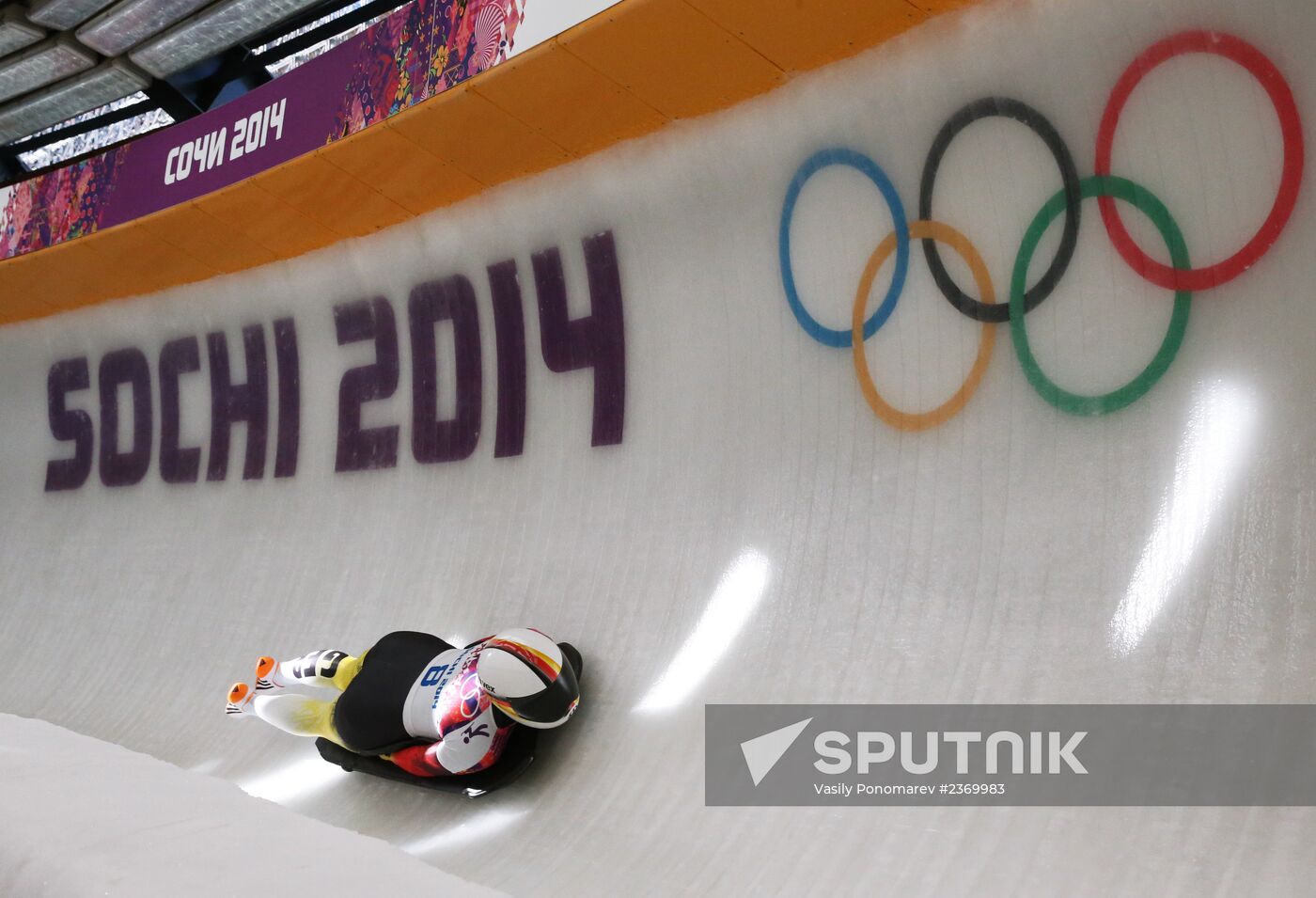 2014 Winter Olympics. Skeleton. Women. Day One