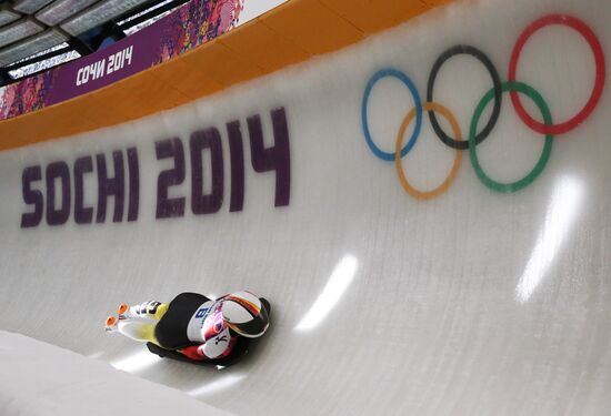 2014 Winter Olympics. Skeleton. Women. Day One