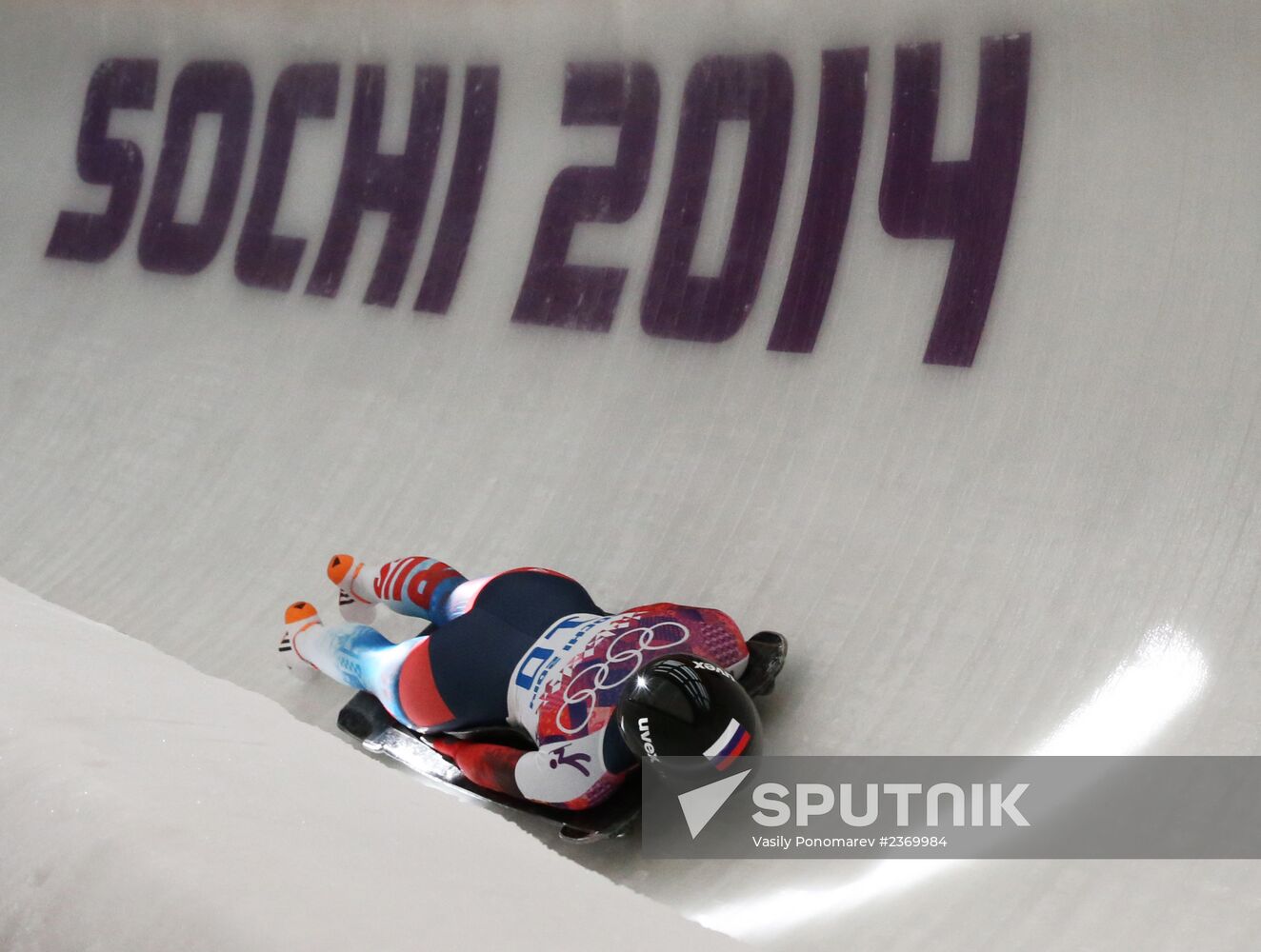 2014 Winter Olympics. Skeleton. Women. Day One