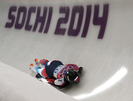 2014 Winter Olympics. Skeleton. Women. Day One