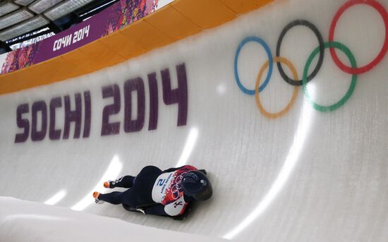 2014 Winter Olympics. Skeleton. Women. Day One