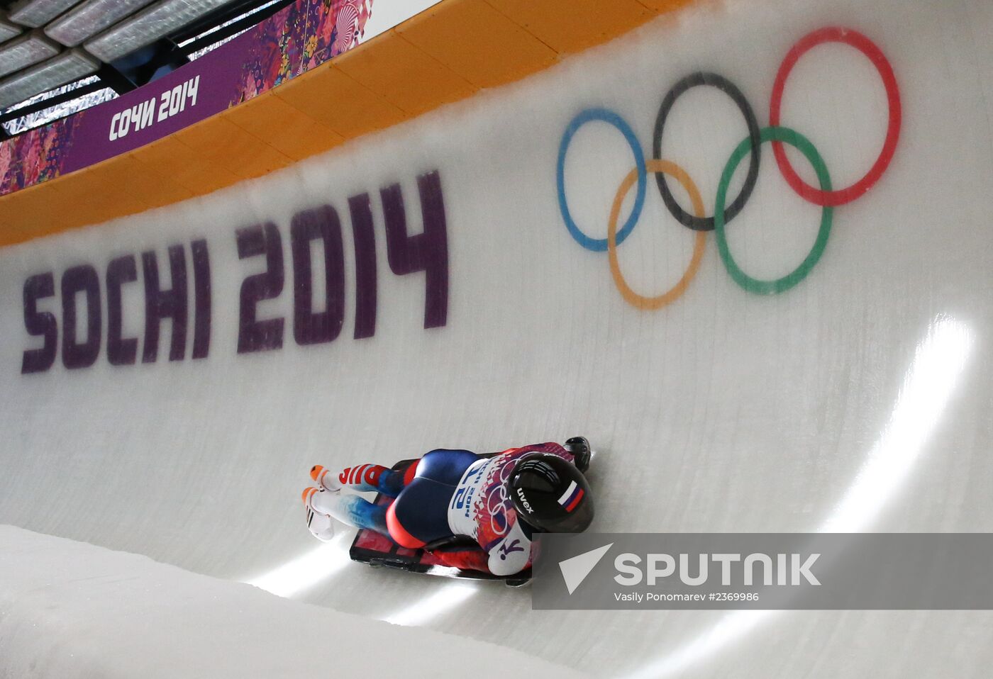 2014 Winter Olympics. Skeleton. Women. Day One