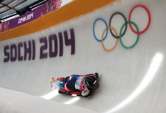 2014 Winter Olympics. Skeleton. Women. Day One