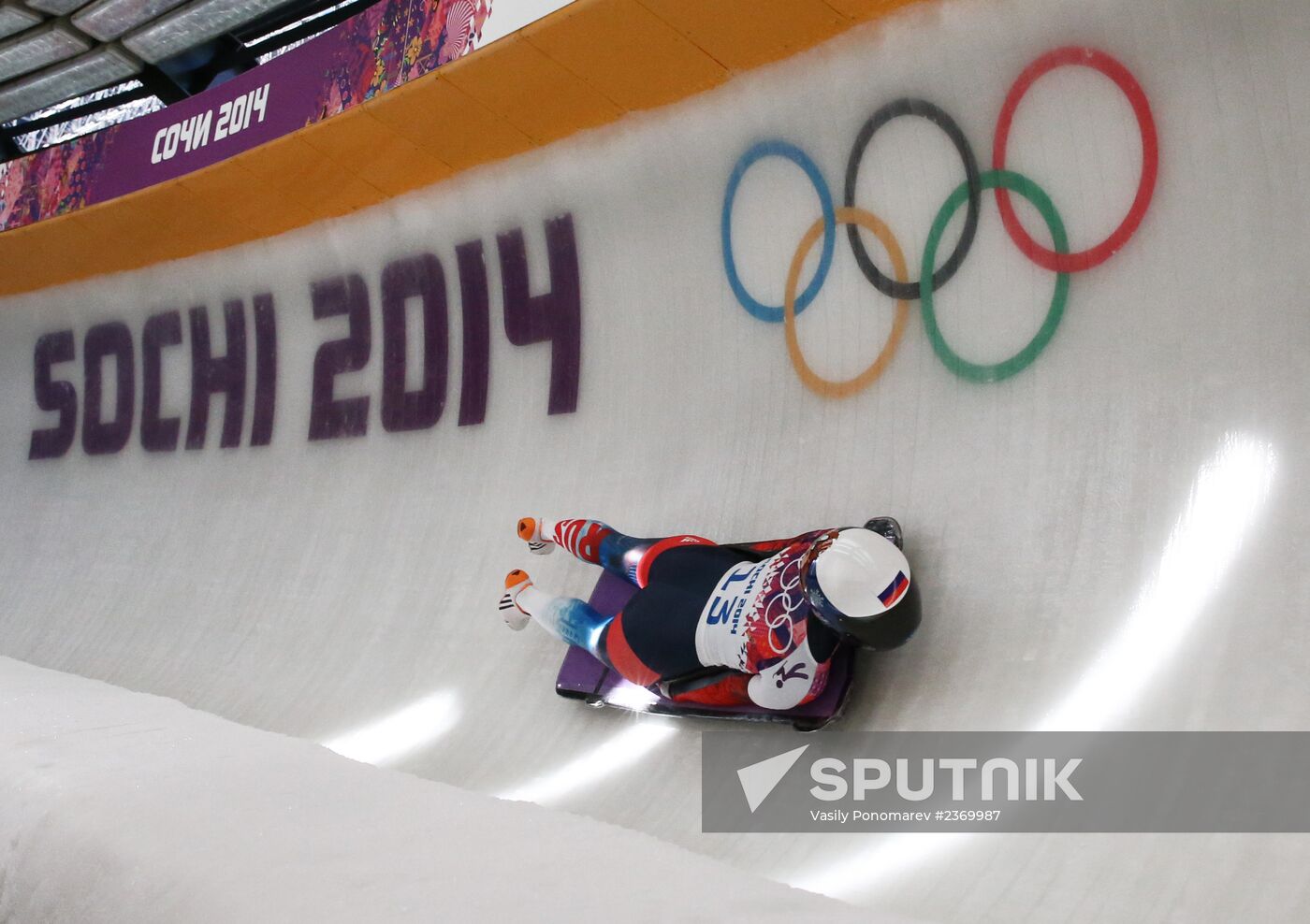 2014 Winter Olympics. Skeleton. Women. Day One