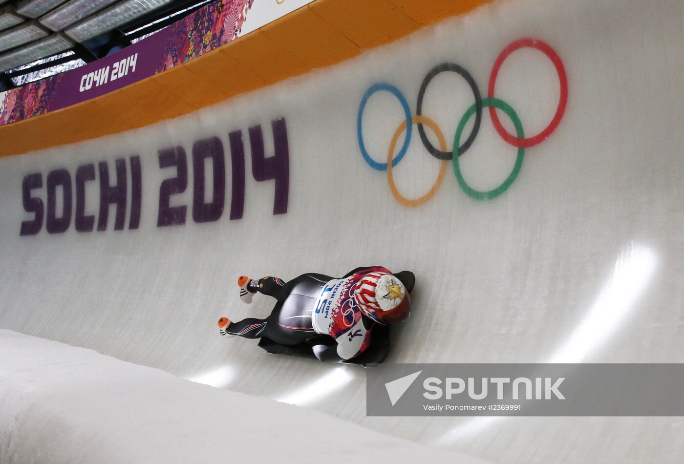 2014 Winter Olympics. Skeleton. Women. Day One