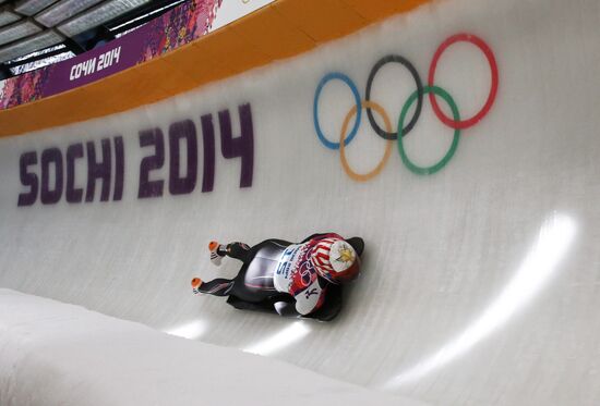 2014 Winter Olympics. Skeleton. Women. Day One