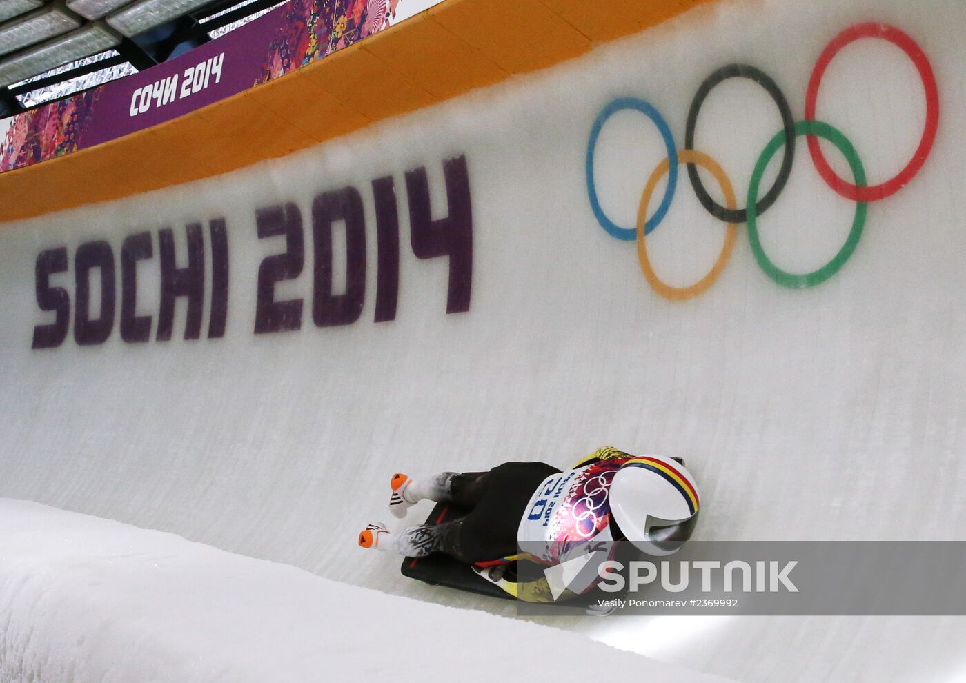 2014 Winter Olympics. Skeleton. Women. Day One