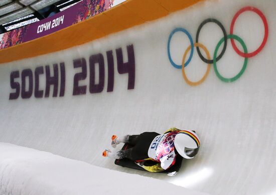 2014 Winter Olympics. Skeleton. Women. Day One