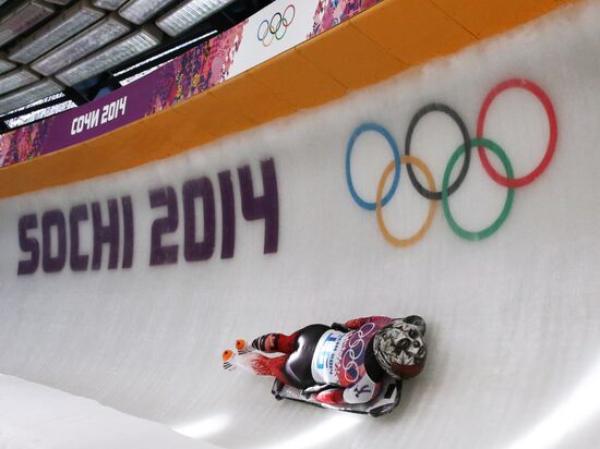 2014 Winter Olympics. Skeleton. Women. Day One