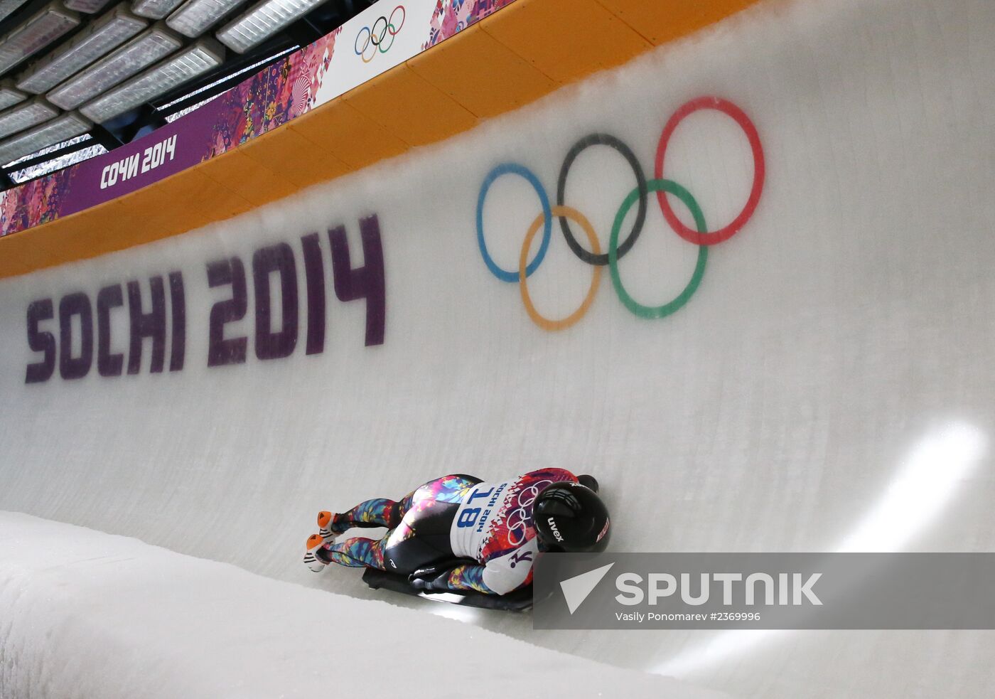 2014 Winter Olympics. Skeleton. Women. Day One
