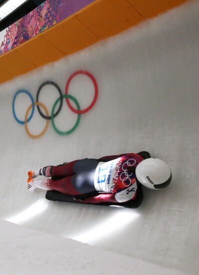 2014 Winter Olympics. Skeleton. Women. Day One