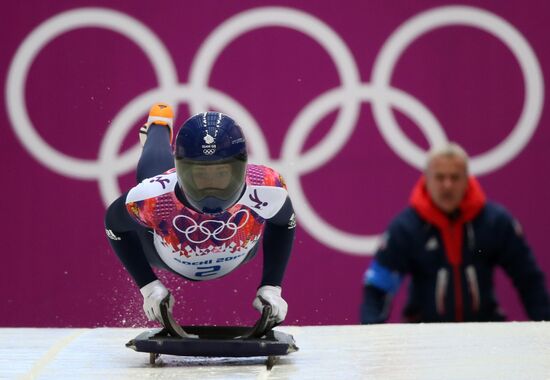 2014 Winter Olympics. Skeleton. Women. Day One