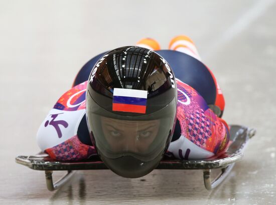 2014 Winter Olympics. Skeleton. Women. Day One