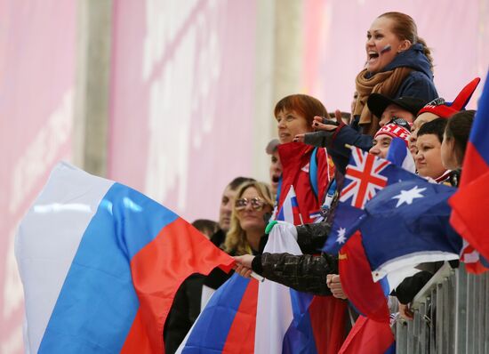 2014 Winter Olympics. Skeleton. Women. Day One