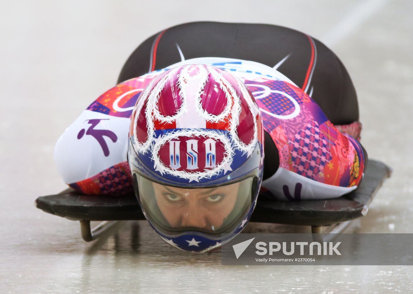 2014 Winter Olympics. Skeleton. Women. Day One