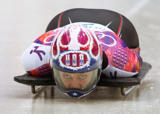 2014 Winter Olympics. Skeleton. Women. Day One