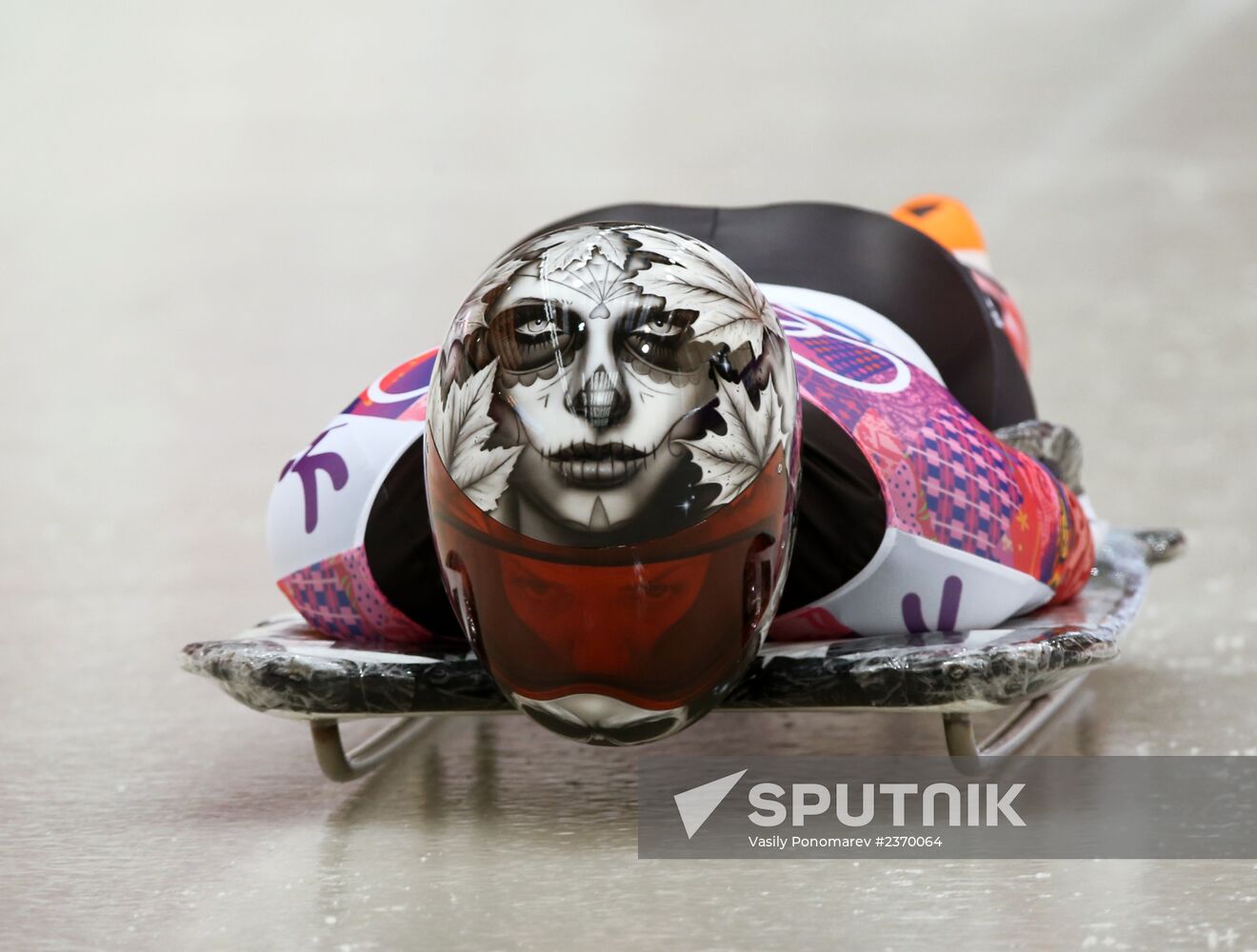 2014 Winter Olympics. Skeleton. Women. Day One