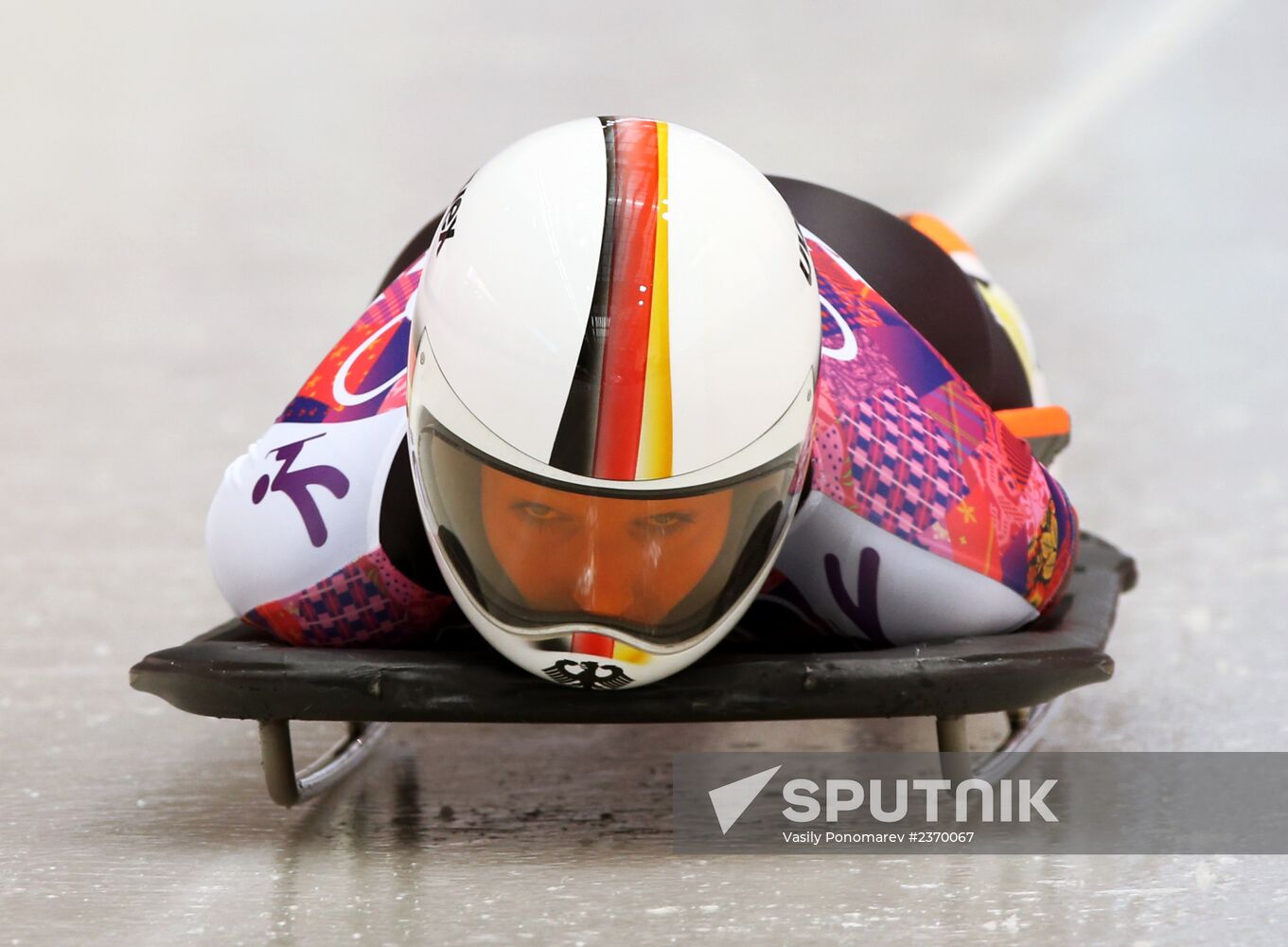 2014 Winter Olympics. Skeleton. Women. Day One