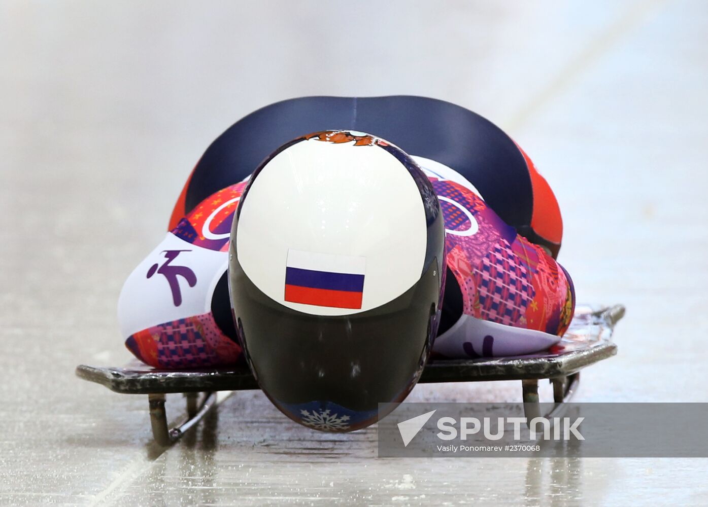 2014 Winter Olympics. Skeleton. Women. Day One