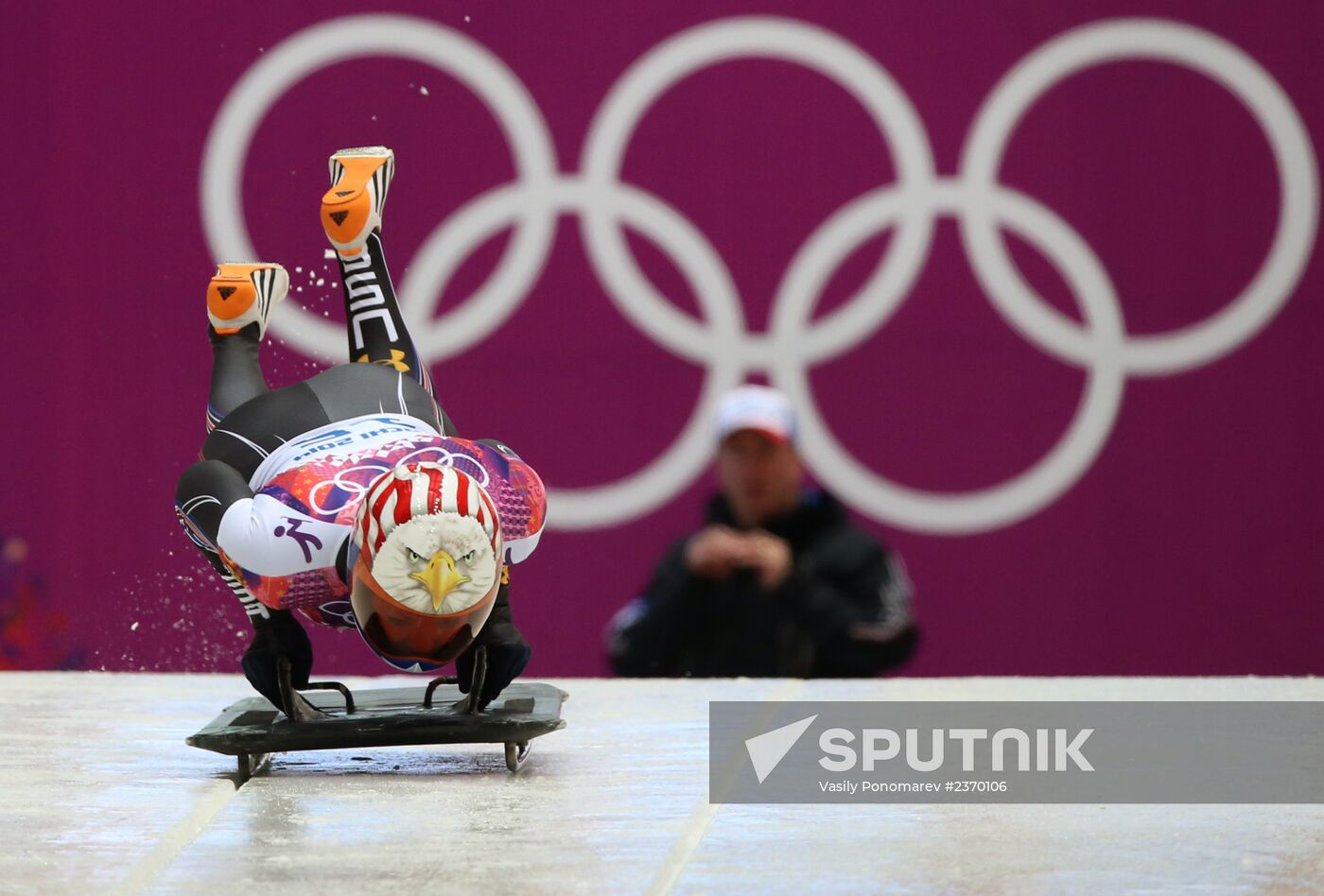 2014 Winter Olympics. Skeleton. Women. Day One
