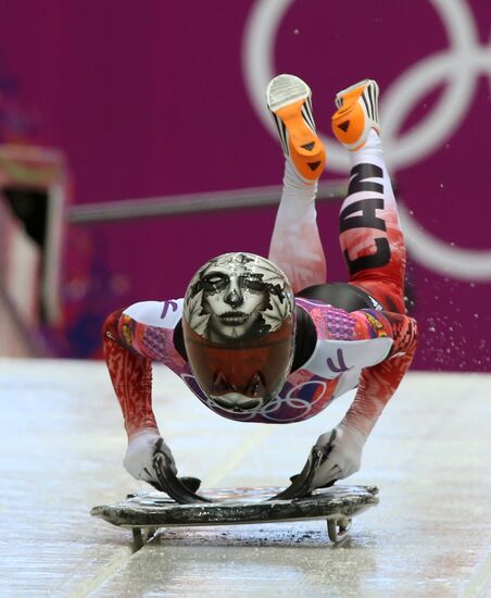 2014 Winter Olympics. Skeleton. Women. Day One