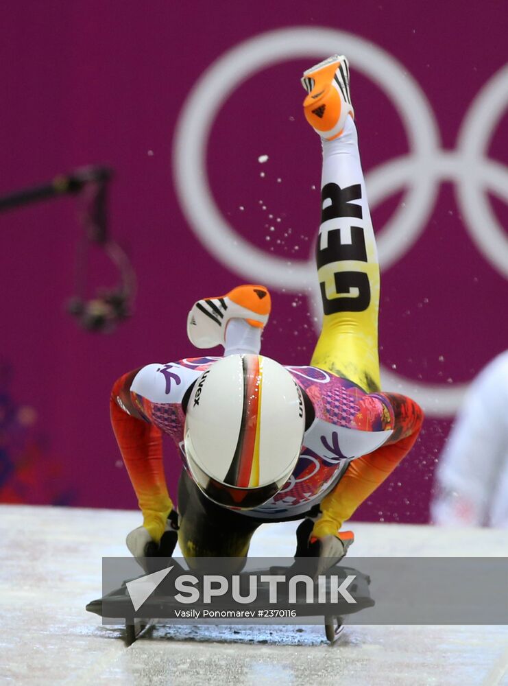 2014 Winter Olympics. Skeleton. Women. Day One