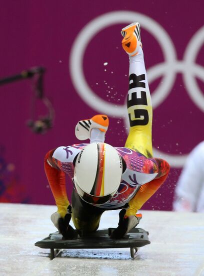 2014 Winter Olympics. Skeleton. Women. Day One