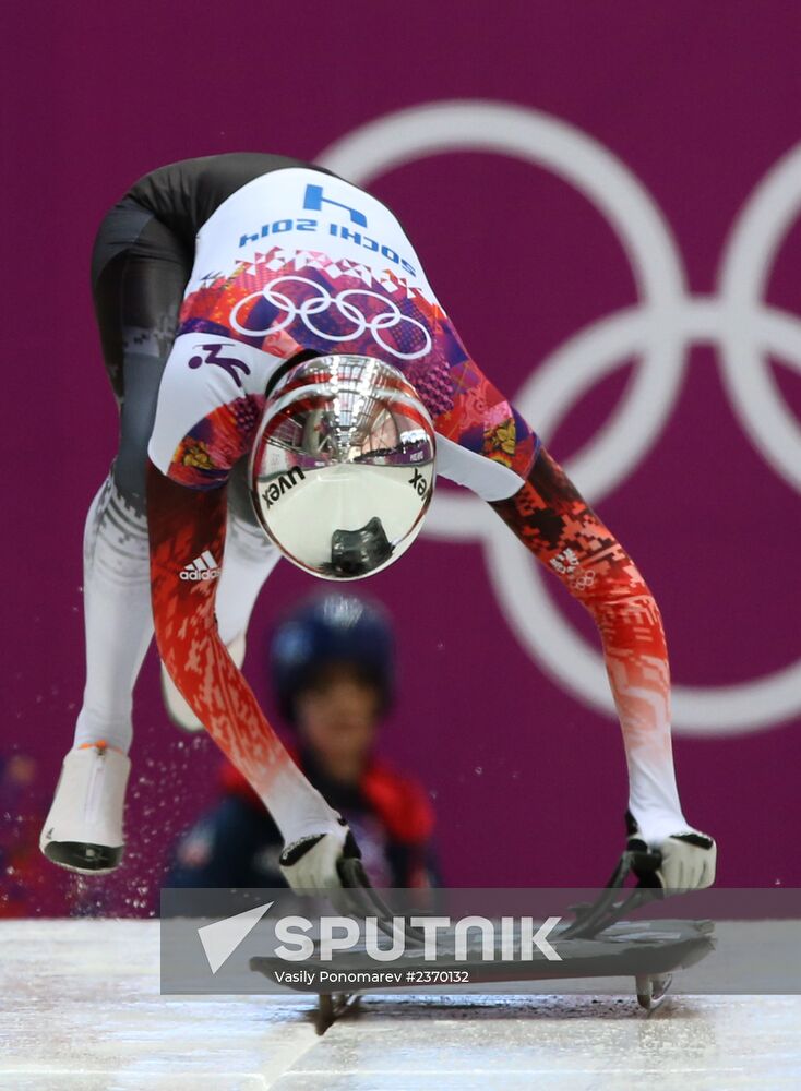 2014 Winter Olympics. Skeleton. Women. Day One