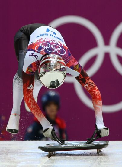 2014 Winter Olympics. Skeleton. Women. Day One
