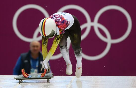 2014 Winter Olympics. Skeleton. Women. Day One