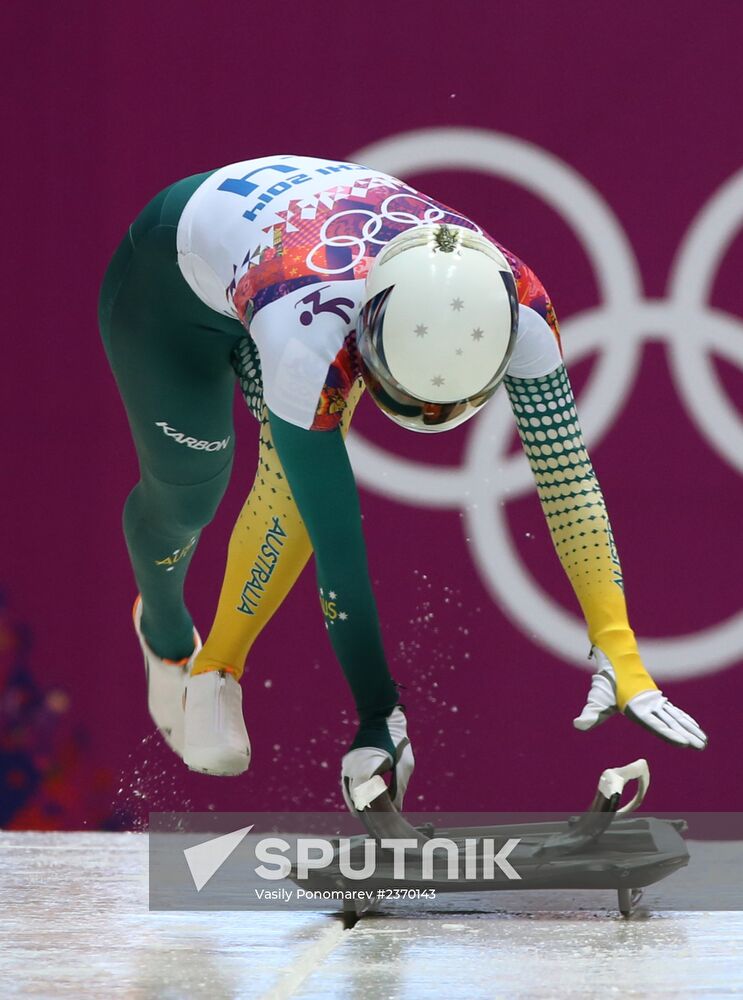 2014 Winter Olympics. Skeleton. Women. Day One