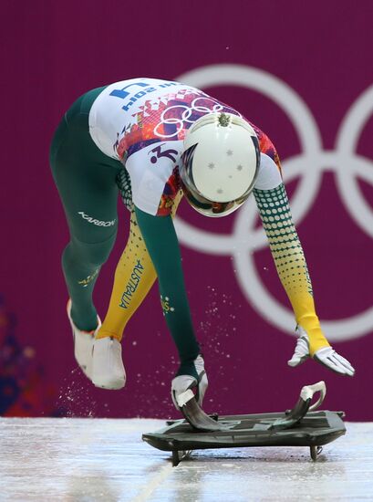 2014 Winter Olympics. Skeleton. Women. Day One