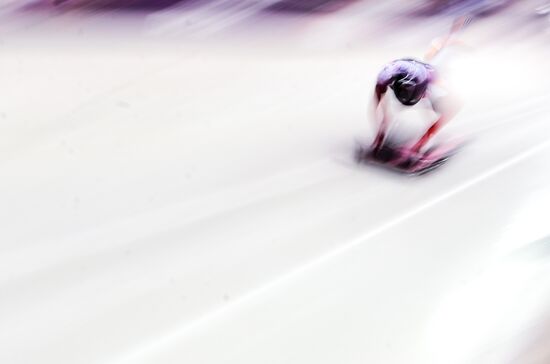 2014 Winter Olympics. Skeleton. Women. Day One