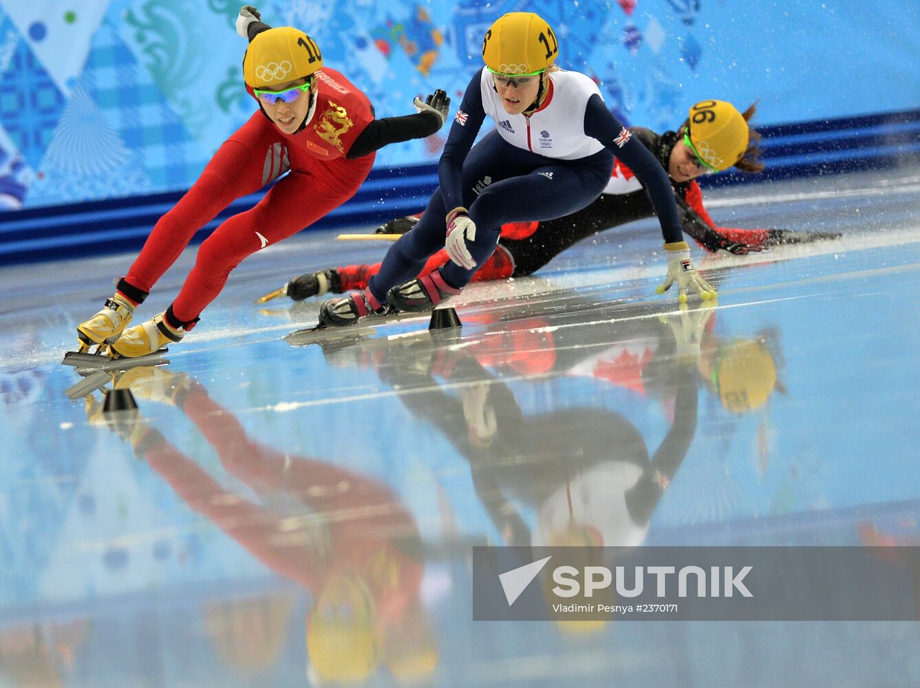 2014 Winter Olympics. Short track speed skating. Women. 500m