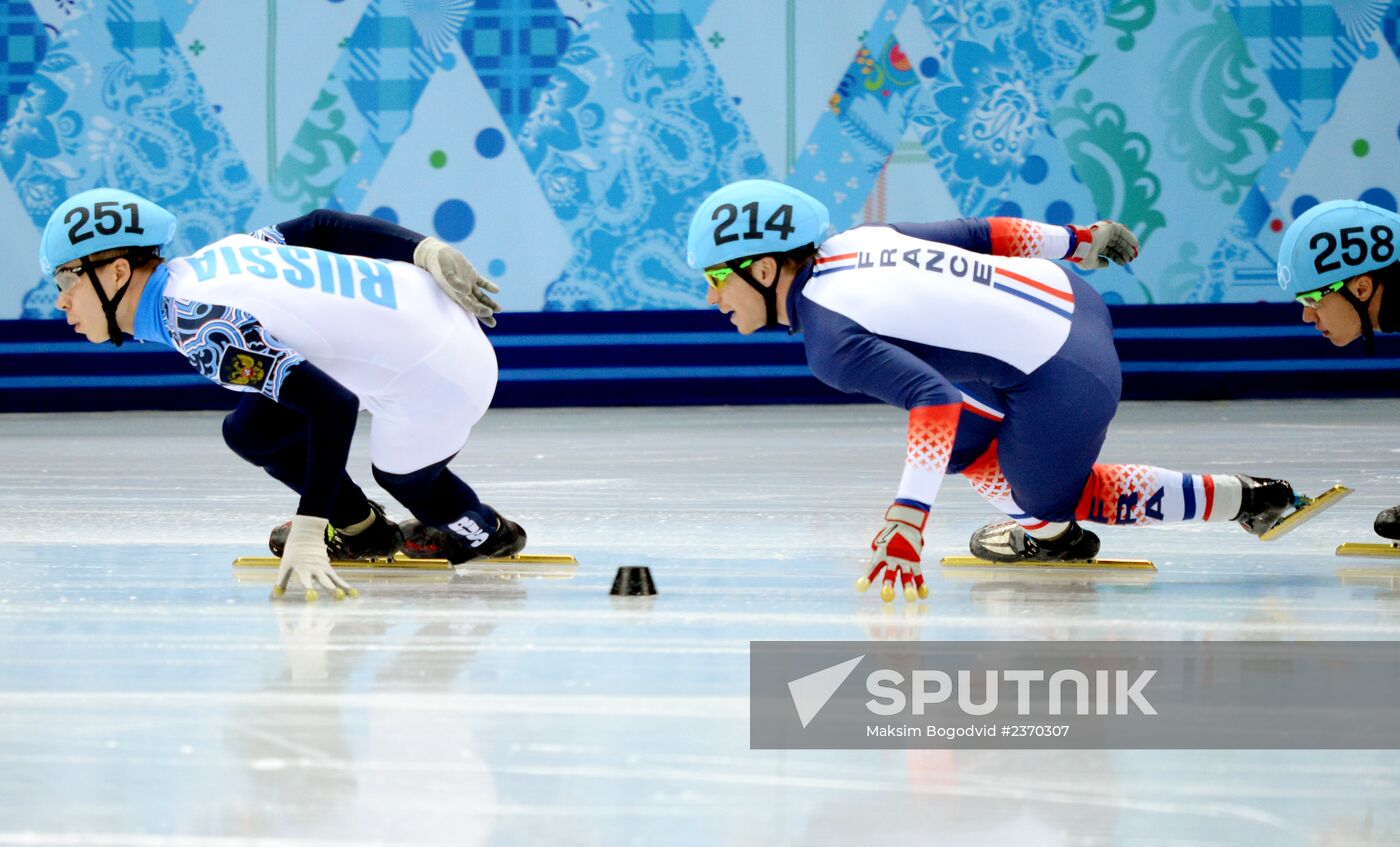 2014 Winter Olympics. Short track speed skating. Men. 1000m. Preliminary rounds