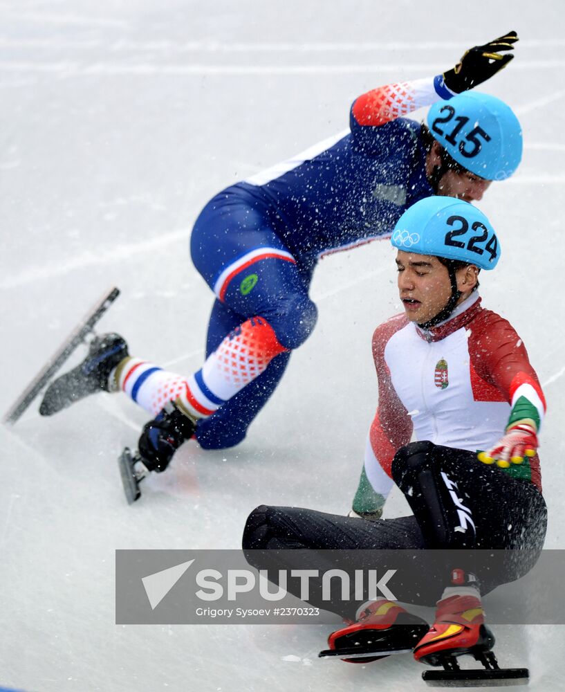 2014 Winter Olympics. Short track speed skating. Men. 1000m. Preliminary rounds