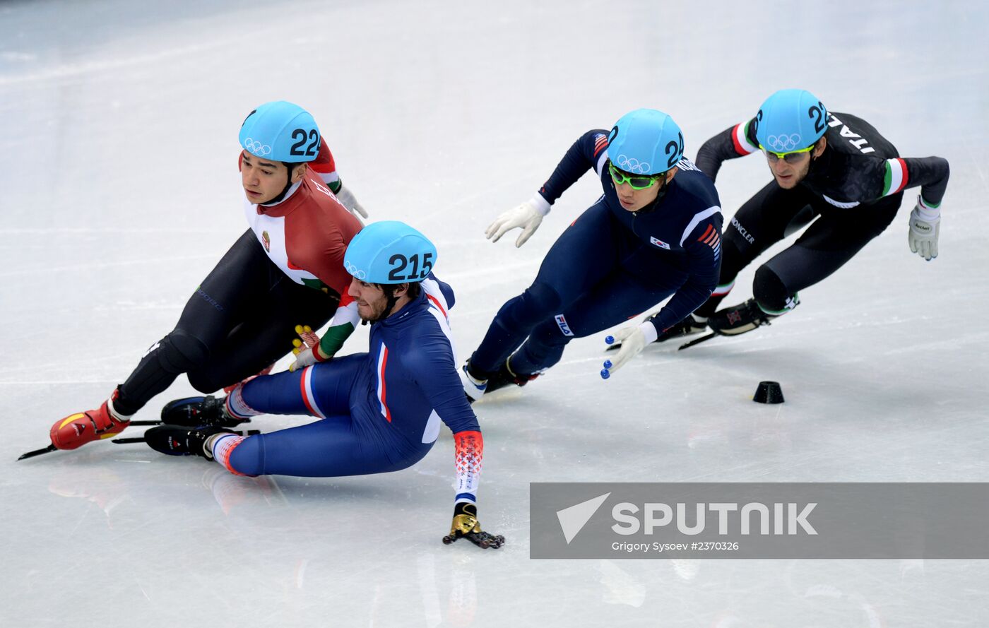 2014 Winter Olympics. Short track speed skating. Men. 1000m. Preliminary rounds