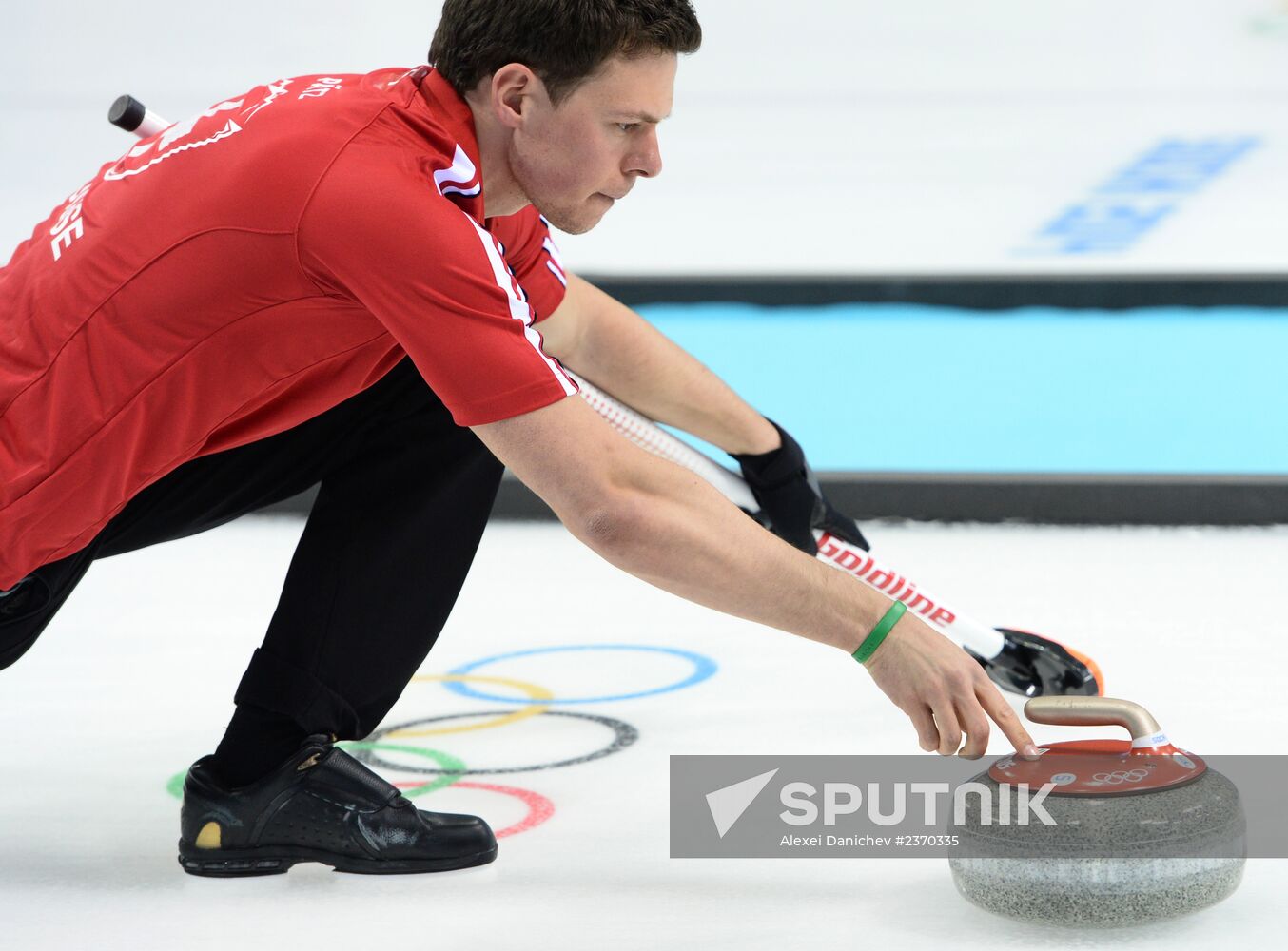 2014 Winter Olympics. Curling. Men. Day Four