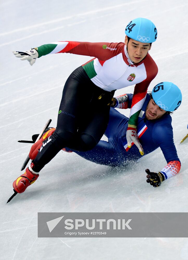 2014 Winter Olympics. Short track speed skating. Men. 1000m. Preliminary rounds