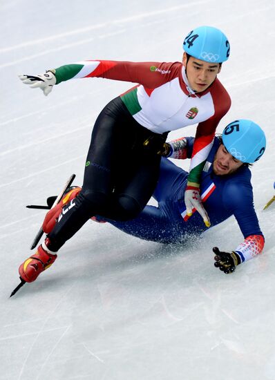 2014 Winter Olympics. Short track speed skating. Men. 1000m. Preliminary rounds