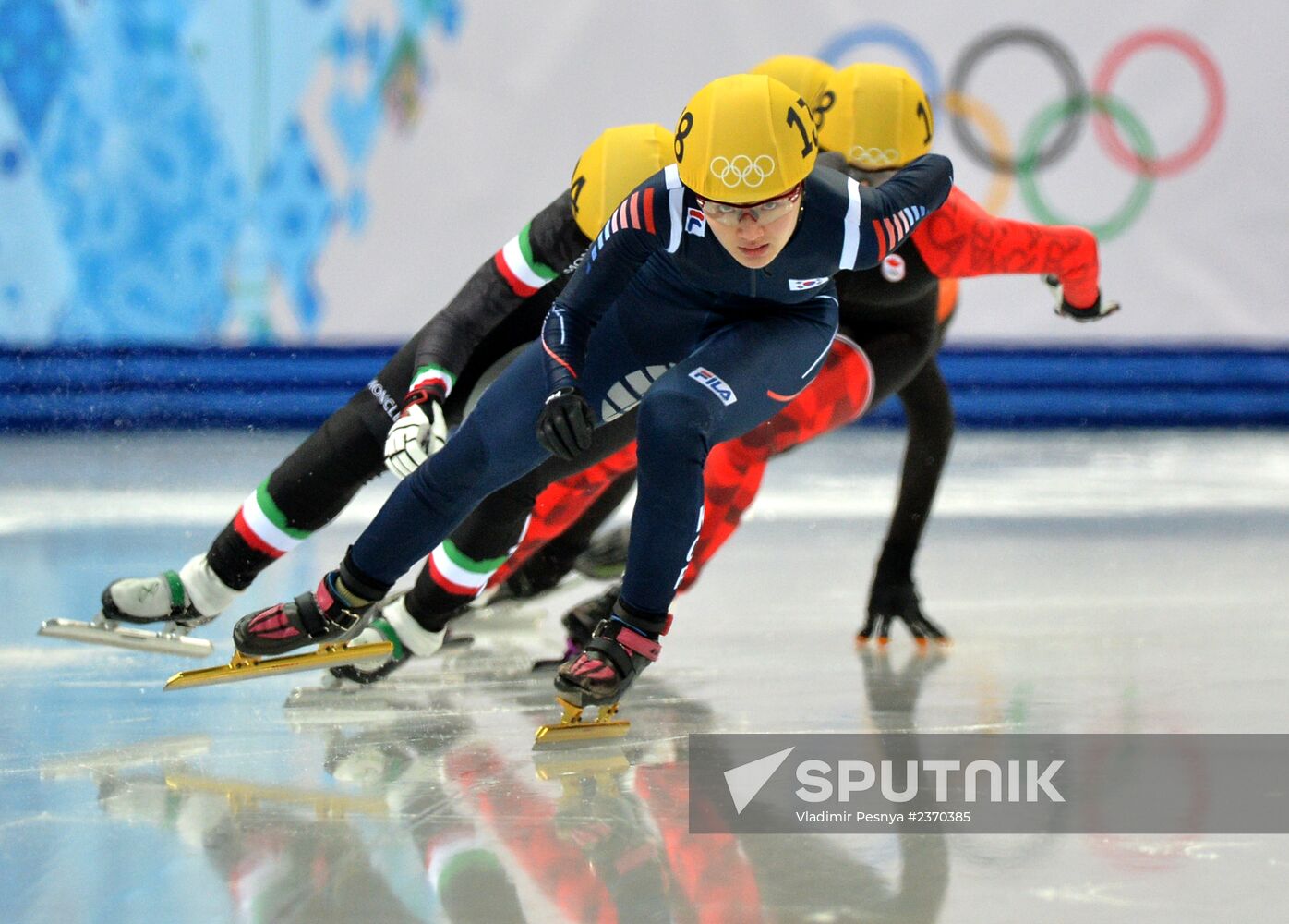 2014 Winter Olympics. Short track speed skating. Women. 500m
