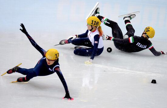 2014 Olympics. Short track speed skating. Women. 500m