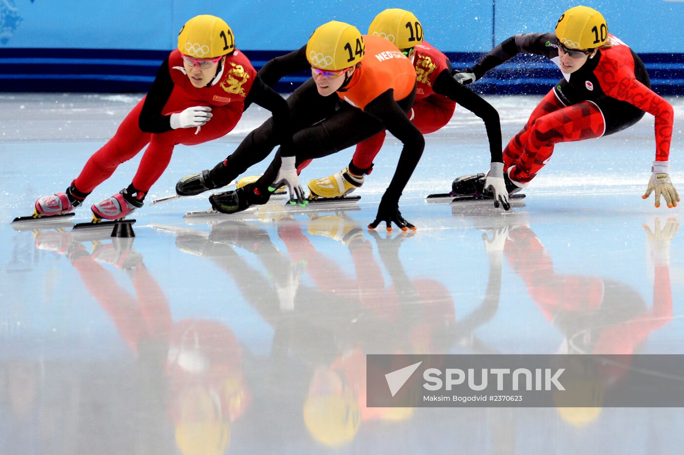 2014 Winter Olympics. Short track speed skating. Women. 500m